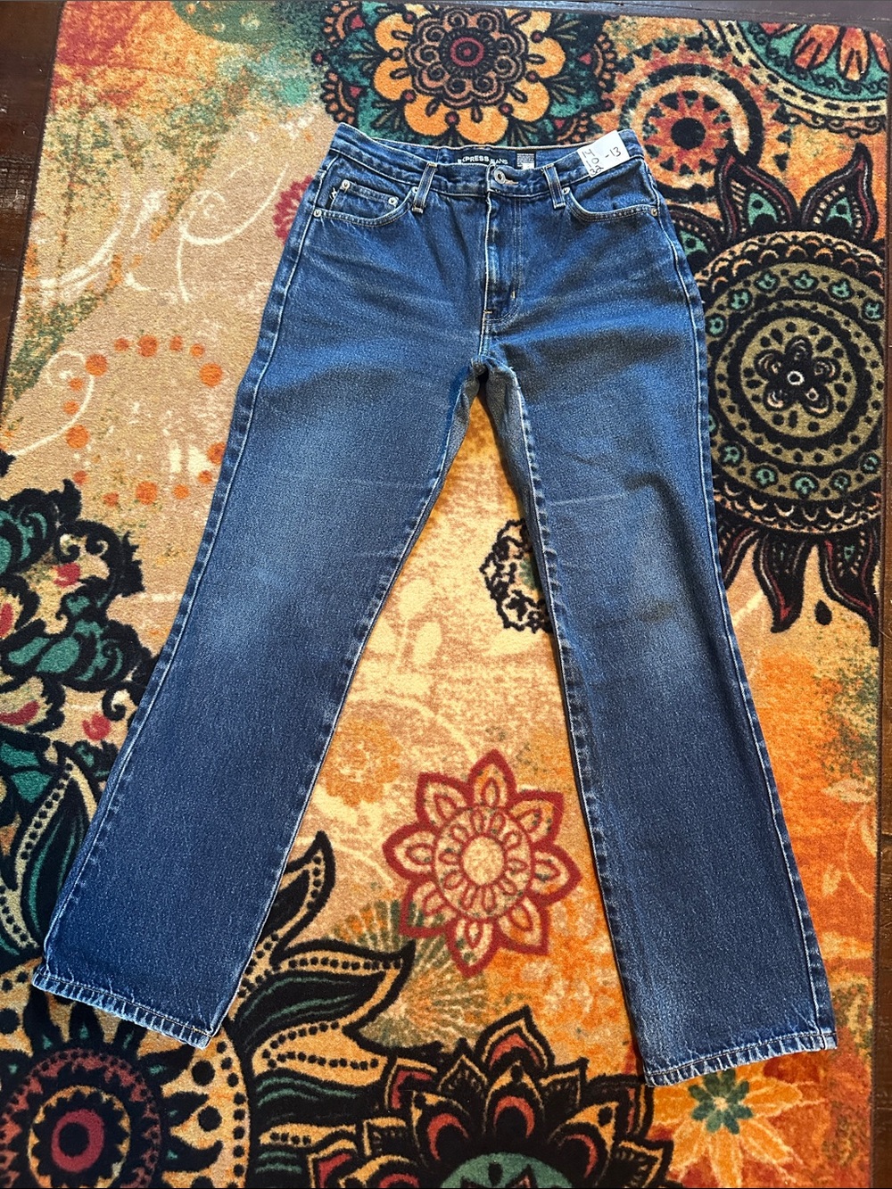 Express Jeans 7/8 long Straight Boot Cut Cotton